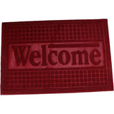 Welcome Mat - Coffee Color, 60X90 Cm - Red